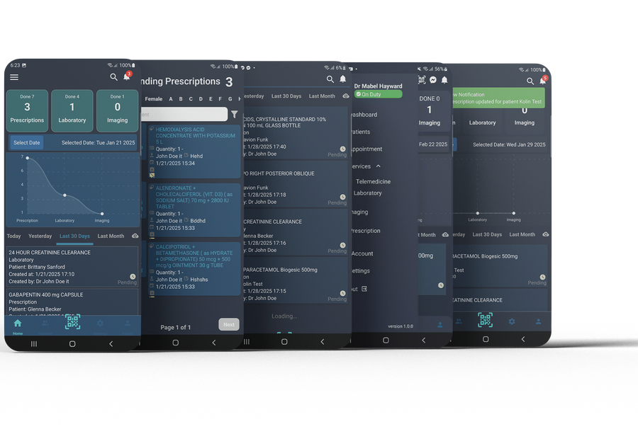 Doctor Nurse App Mockup